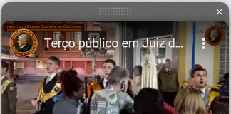 Caravana Terços Públicos: Minas se manifesta, o IPCO agradece
