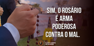 Sim, o Rosário é arma poderosa contra o mal. É a solução, e não o problema