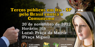 Terço público contra o Comunismo em Itu – SP 20/11/2022