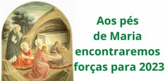 Convite à reflexão: estejamos sempre aos pés de Maria