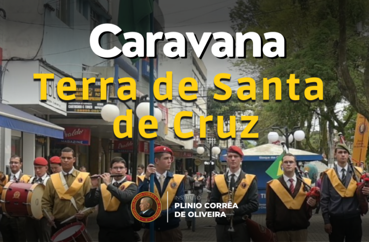 Caravana do IPCO em Aparecida: oração e ação pelo Brasil