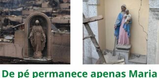 E Ela permanceu de pé em meio às ruínas