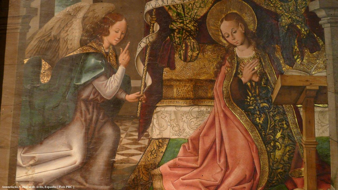Virgem Maria, Anunciação do Anjo e Cortesia