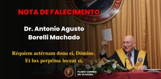 Nota de Falecimento: Dr. Antonio Augusto Borelli Machado