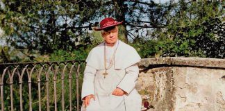 Eleição de São Pio X aos pés da Mãe do Bom Conselho