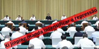 China, modelo das repressões, linguagem dura, massificação