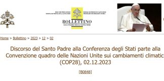 A COP28, discurso do Papa Francisco vs. ensinamentos de Pio XII
