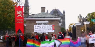 TFP Student Action reza o rosário na Georgetown University