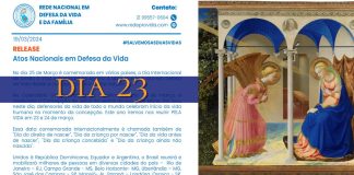 Atos Públicos em Defesa da Vida, 23 de março