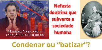 Haddad no Vaticano: Socialistas gastam … o dinheiro de capitalistas