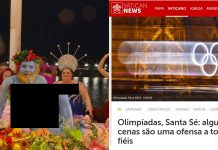 Blasfêmias nas Olimpíadas, reação conservadora e o Vaticano